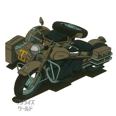 軍用バイクwithサイドカー